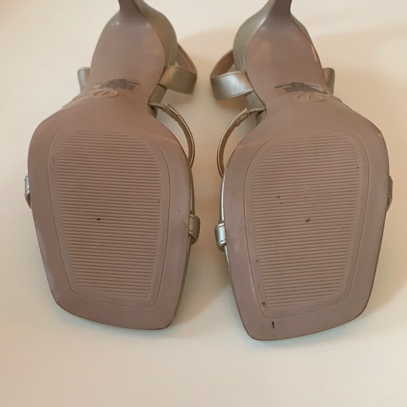 A New Day Nala Strappy Gold Heels Size 7 - Picture 6 of 9